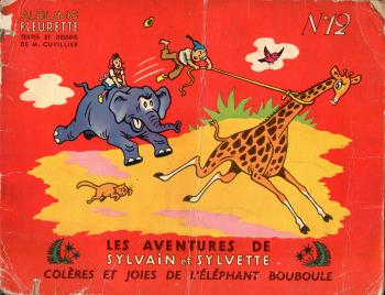 Couverture de l'album Sylvain et Sylvette (Albums Fleurette) - 12. Colères et joies de l'éléphant Bouboule