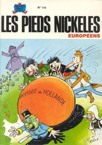 Couverture de l'album Les Pieds Nickelés (3e série - 1946-1988) - 110. Les Pieds Nickeles Européens