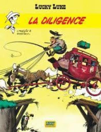 Couverture de l'album Lucky Luke (Lucky Comics / Dargaud / Le Lombard) - 1. La Diligence