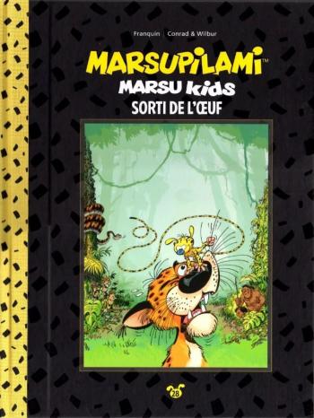 Couverture de l'album Marsupilami (Collection Hachette) - 28. Marsu Kids - Sorti de l'œuf