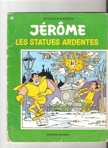 Couverture de l'album Jérôme - 52. Les statues ardentes