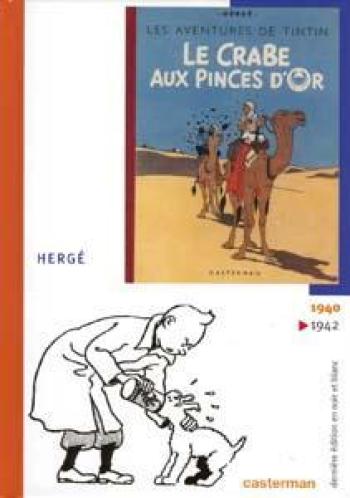 Couverture de l'album Tintin (Fac similé) - 8. Le crabe aux pinces d'or