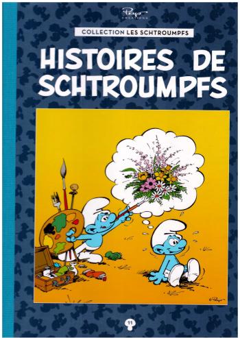 Couverture de l'album Les Schtroumpfs (Collection Hachette) - 11. Histoires de Schtroumpfs