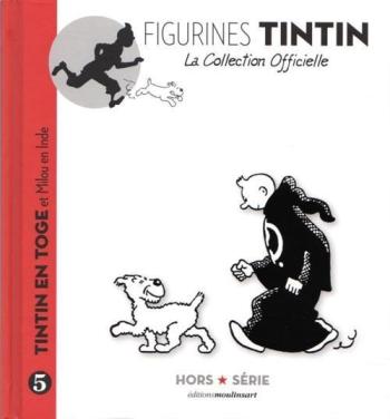 Couverture de l'album Figurines Tintin - La Collection officielle - HS. N°5 Tintin en toge et Milou en Inde