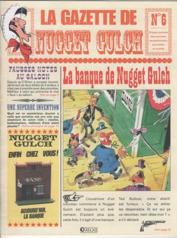 Couverture de l'album Lucky Luke (La Gazette de Nugget Gulch) - 6. La banque de Nugget Gulch