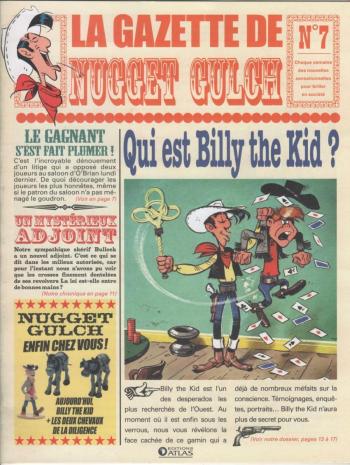 Couverture de l'album Lucky Luke (La Gazette de Nugget Gulch) - 7. Qui est Billy the Kid ?