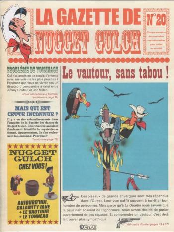 Couverture de l'album Lucky Luke (La Gazette de Nugget Gulch) - 20. Le vautour, sans tabou !