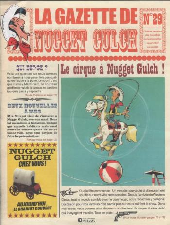 Couverture de l'album Lucky Luke (La Gazette de Nugget Gulch) - 29. Le cirque à Nugget Gulch !
