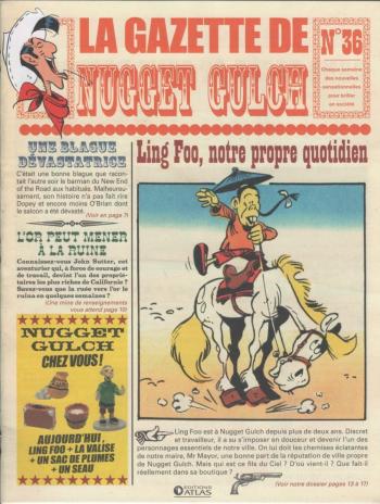 Couverture de l'album Lucky Luke (La Gazette de Nugget Gulch) - 36. Ling Foo, notre propre quotidien