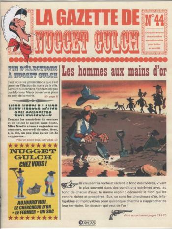 Couverture de l'album Lucky Luke (La Gazette de Nugget Gulch) - 44. Les Hommes aux mains d'or