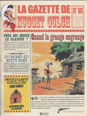 Couverture de l'album Lucky Luke (La Gazette de Nugget Gulch) - 50. Quand la grange engrange