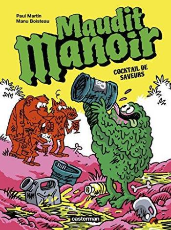 Couverture de l'album Maudit Manoir (Casterman) - 3. Cocktail de saveurs