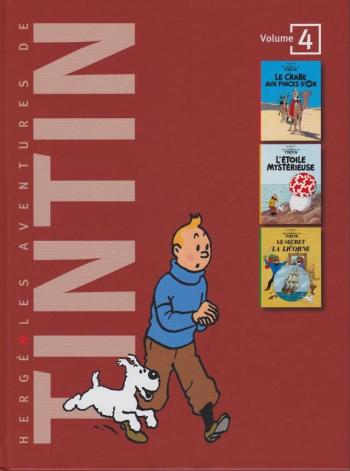 Couverture de l'album Les Aventures de Tintin (Mini-intégrales en coffret) - 4. Volume 4