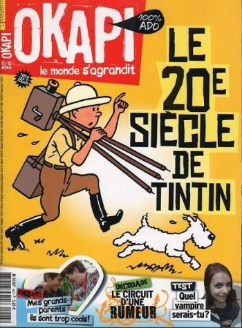 Couverture de l'album Tintin (Divers et HS) - HS. Le 20e siècle de Tintin
