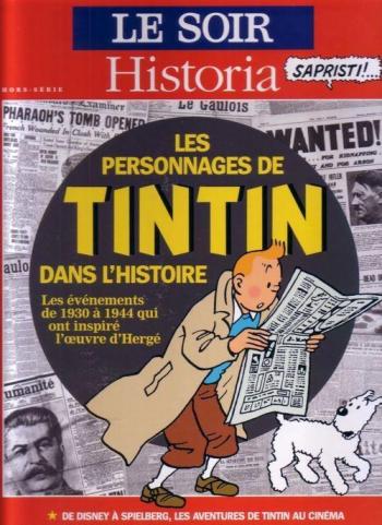Couverture de l'album Tintin (Divers et HS) - HS. Les Personnages de Tintin dans l'Histoire