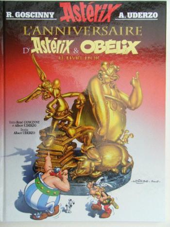 Couverture de l'album Astérix - 34. L'anniversaire d'Astérix et Obélix - le livre d'or