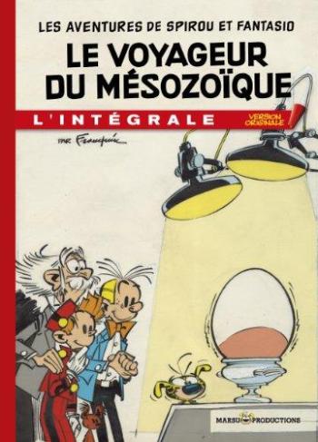Couverture de l'album Les Aventures de Spirou et Fantasio - L'Intégrale Version originale - 5. Le Voyageur du Mésozoïque