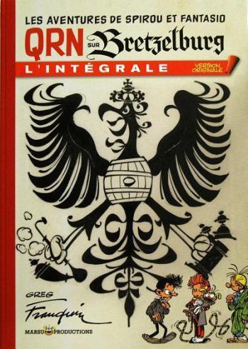 Couverture de l'album Les Aventures de Spirou et Fantasio - L'Intégrale Version originale - 2. QRN sur Bretzelburg