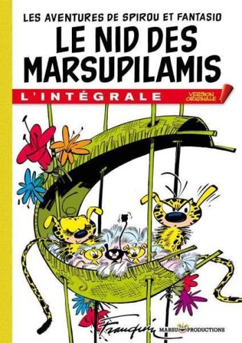 Couverture de l'album Les Aventures de Spirou et Fantasio - L'Intégrale Version originale - 1. Le Nid des Marsupilamis