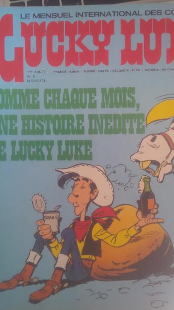 Couverture de l'album Recueil du journal Lucky Luke - 5. Juillet 1974