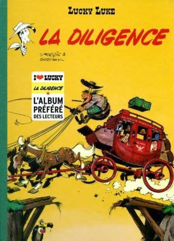 Couverture de l'album Lucky Luke (Lucky Comics / Dargaud / Le Lombard) - 1. La diligence