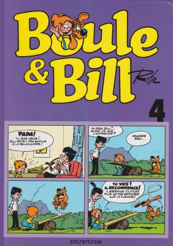 Couverture de l'album Boule & Bill (Édition spéciale 40 ans) - 4. Boule et Bill - Tome 4