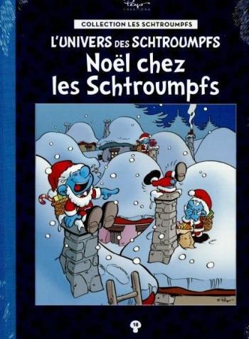 Couverture de l'album Les Schtroumpfs (Collection Hachette) - 18. Noël chez les Schtroumpfs