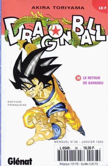 Couverture de l'album Dragon Ball (Kiosque) - 38. Le retour de Sangoku