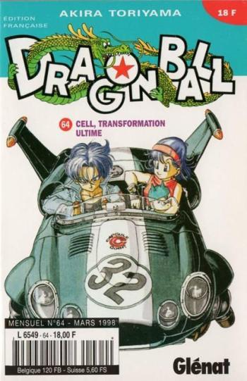 Couverture de l'album Dragon Ball (Kiosque) - 64. Cell, transformation ultime