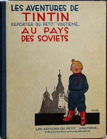 Couverture de l'album Les Aventures de Tintin - 1. Les Aventures de Tintin au pays des Soviets