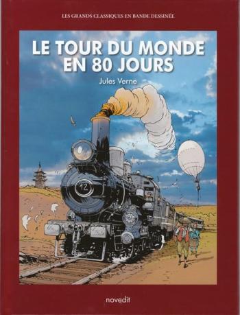Couverture de l'album Les Incontournables de la littérature en BD - 2. Le Tour du monde en 80 jours