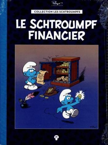 Couverture de l'album Les Schtroumpfs (Collection Hachette) - 21. Le Schtroumpf financier