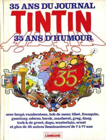 Couverture de l'album 35 ans du journal Tintin - 35 ans d'humour (One-shot)