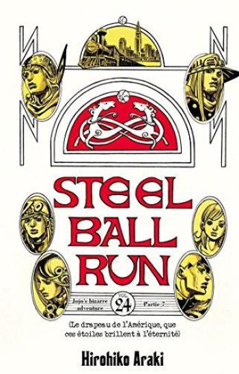 Couverture de l'album Jojo's Bizarre Adventure - Saison 7 - Steel Ball Run - 24. Le Drapeau de l'Amérique, que ces étoiles brillent pour l'éternité