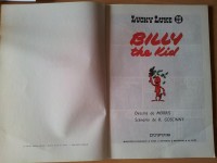 Extrait 2 de l'album Lucky Luke (Dupuis) - 20. Billy the Kid