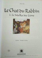 Extrait 1 de l'album Le Chat du Rabbin - 2. Le Malka des lions