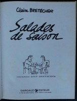 Extrait 1 de l'album Salades de saison (One-shot)