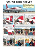 Extrait 1 de l'album Les Aventures de Tintin - 22. Vol 714 pour Sydney