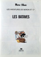 Extrait 1 de l'album Les Aventures de Néron et Cie - 79. Les Bataves