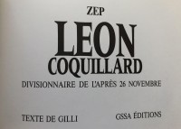 Extrait 1 de l'album Léon Coquillard (One-shot)