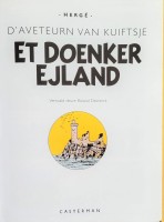 Extrait 1 de l'album Tintin (En langues régionales et étrangères) - 7. Et Doenker Ejland (Ostendais)