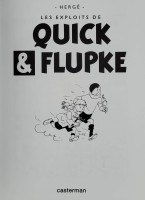 Extrait 1 de l'album Tintin - Hergé, une vie, une oeuvre - 11. Les Exploits de Quick & Flupke (Recueil 2)