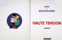 Extrait 1 de l'album Quick et Flupke (Mini-Récits) - 10. Haute Tension