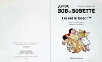 Extrait 1 de l'album Bob et Bobette - Les Juniors - HS. Où est le Trésor ?