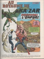 Extrait 1 de l'album Les Étranges X-Men - 4. Au royaume de Ka-Zar
