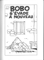 Extrait 2 de l'album Bobo (Intégrale) - HS. 10 mini-récits de Bobo