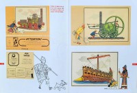 Extrait 3 de l'album L'Univers d'Hergé (Rombaldi) - 5. Illustrations : livres, publicités, cartes postales, calendriers, Voir et Savoir etc...