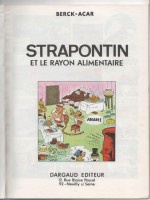 Extrait 1 de l'album Strapontin - 8. Strapontin et le rayon alimentaire