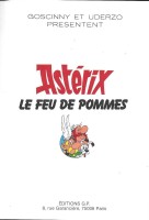 Extrait 1 de l'album Astérix (Rouge et Or) - 4. Le Feu de pommes