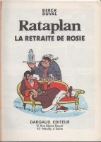 Extrait 1 de l'album Rataplan - 8. La Retraite de Rosie